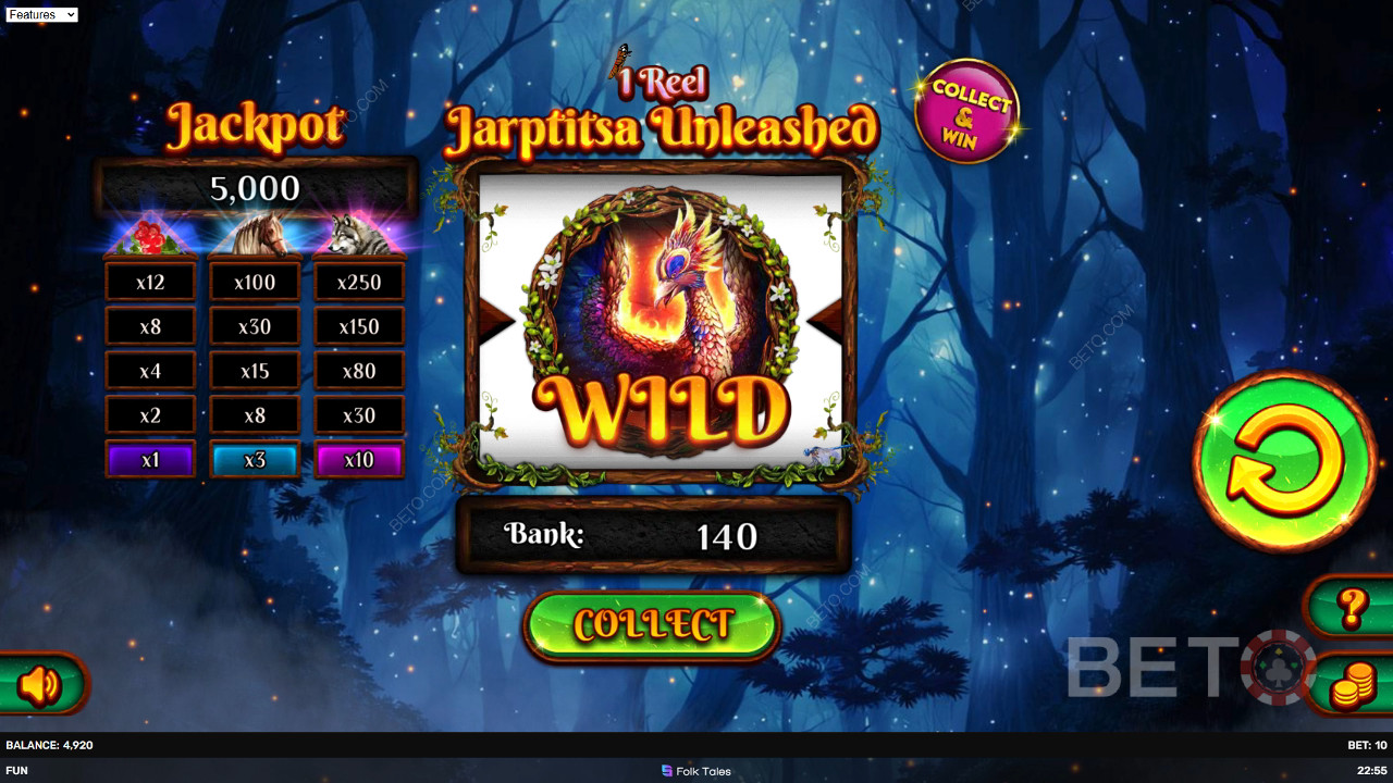 1 Reel Jarptitsa Unleashed Juego Gratis
