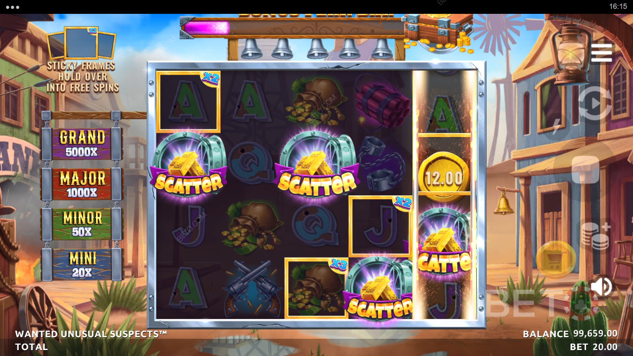 Wanted Unusual Suspects Reseña de BETO Slots