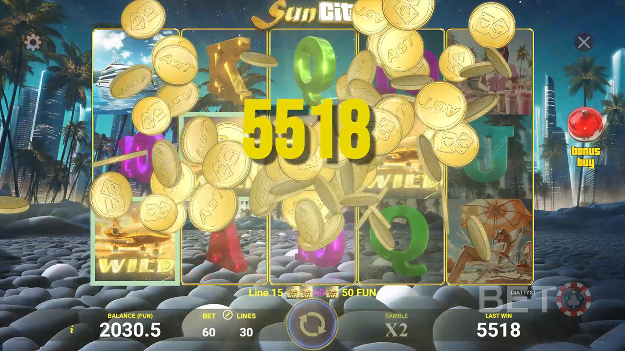 Reseña de Sun City por BETO Slots