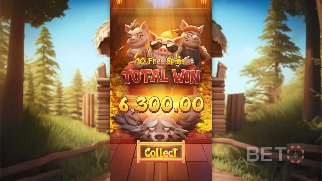¡Gana 2.500x tu apuesta en la tragaperras Three Crazy Piggies!