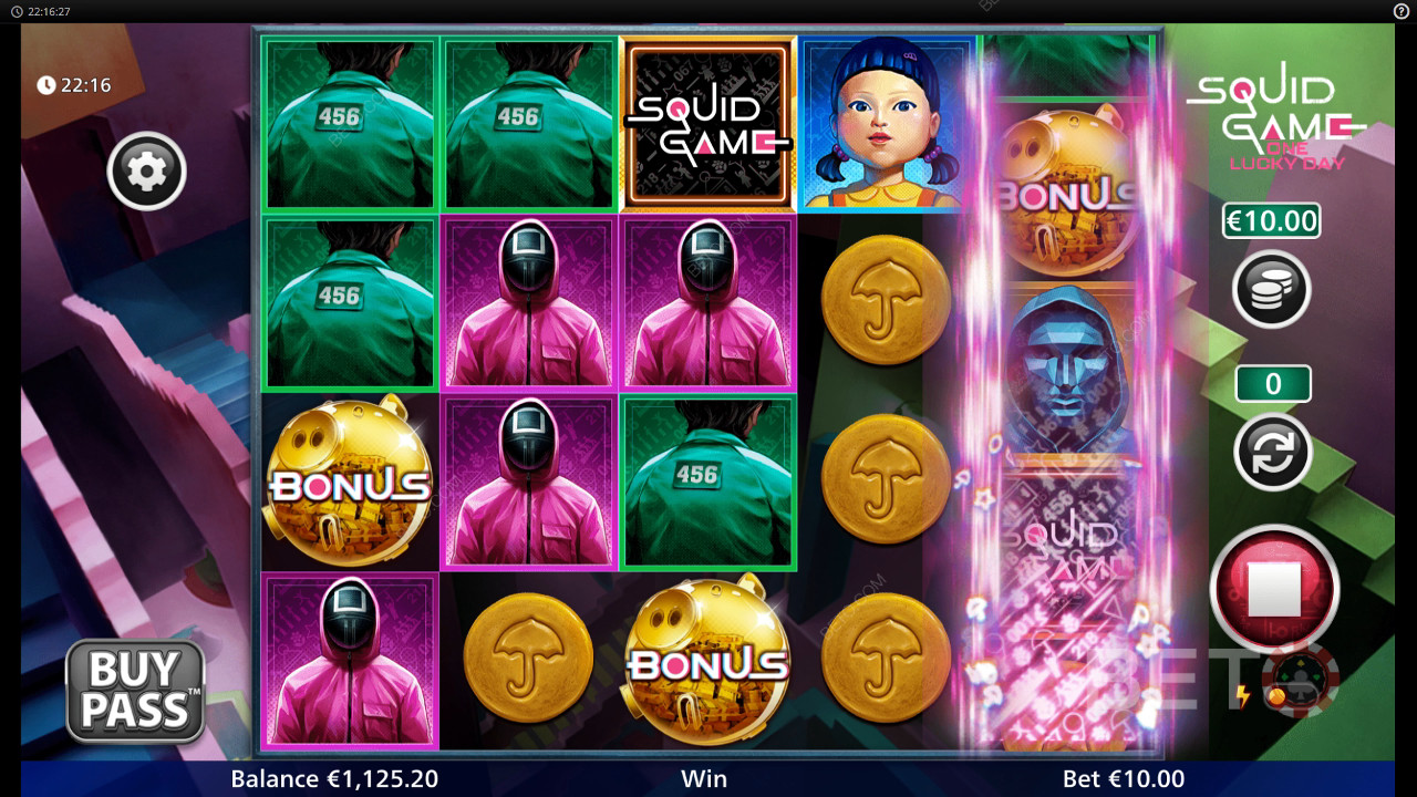 Squid Game - One Lucky Day Reseña de BETO Slots