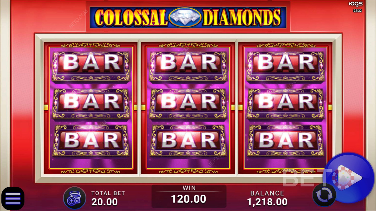 Reseña de Colossal Diamonds de BETO Slots
