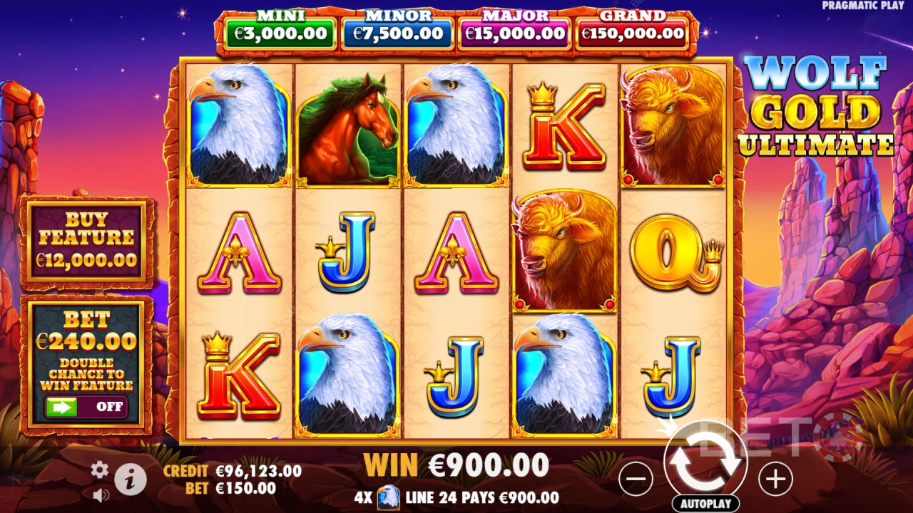 Wolf Gold Reseña final de BETO Slots