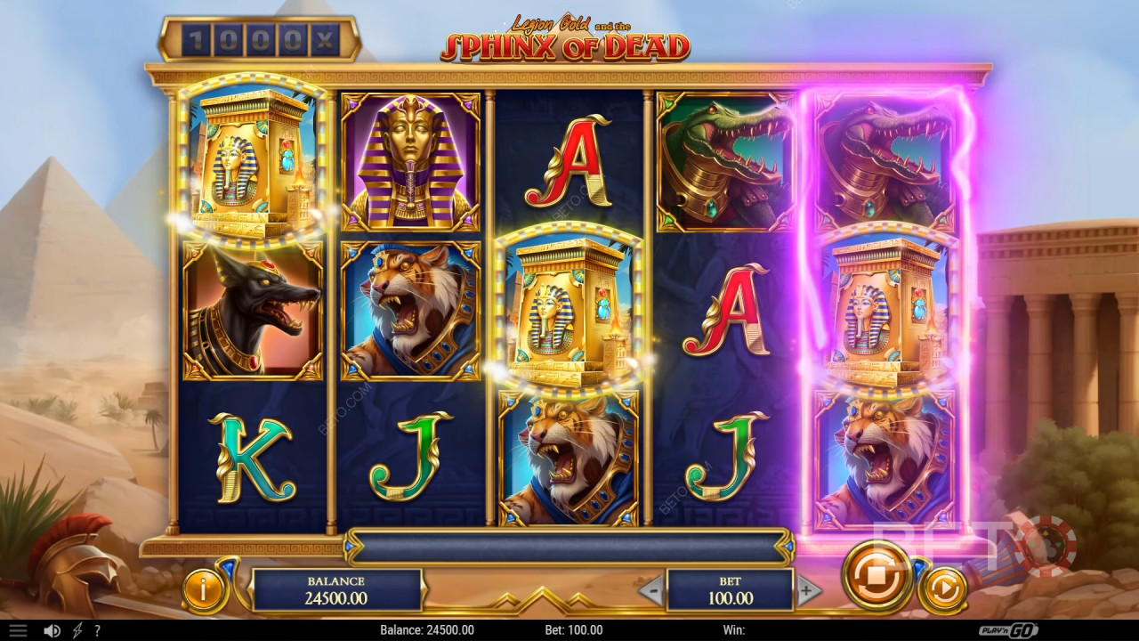 Legion Gold y la Esfinge de los Muertos Reseña de BETO Slots