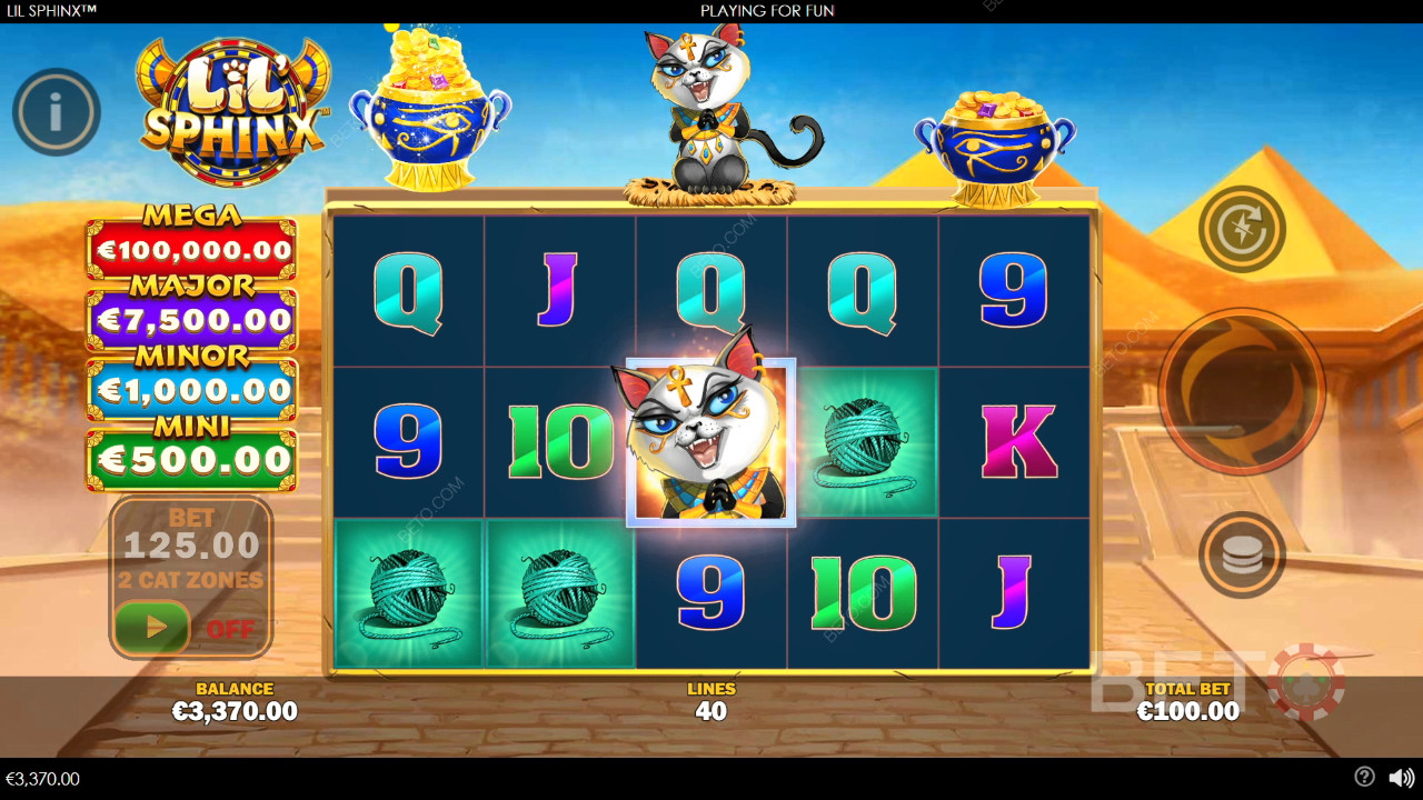 Reseña de Lil Sphinx de BETO Slots