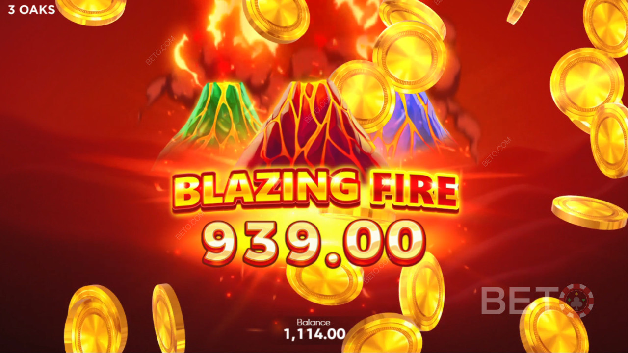 Cómo jugar a 3 Coin Volcanoes de 3 Oaks Gaming
