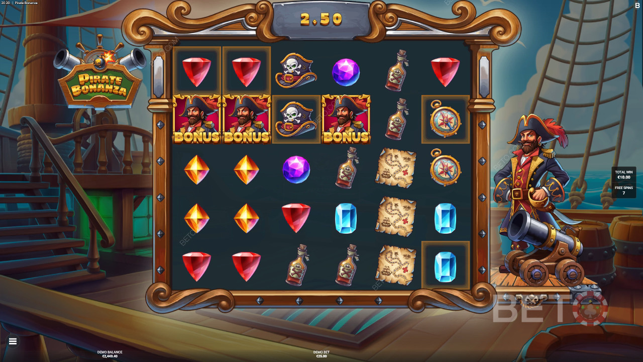 Cómo jugar a Pirate Bonanza de Backseat Gaming