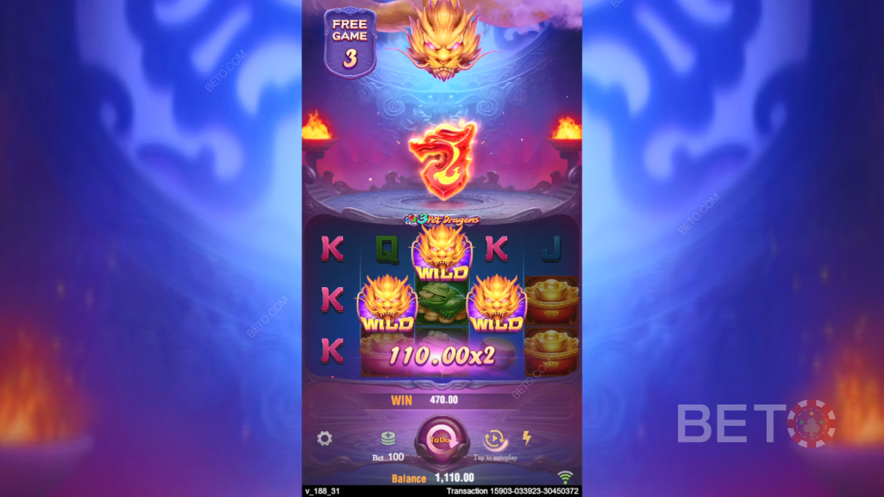 Cómo jugar a 3 Pot Dragons de TaDa Gaming