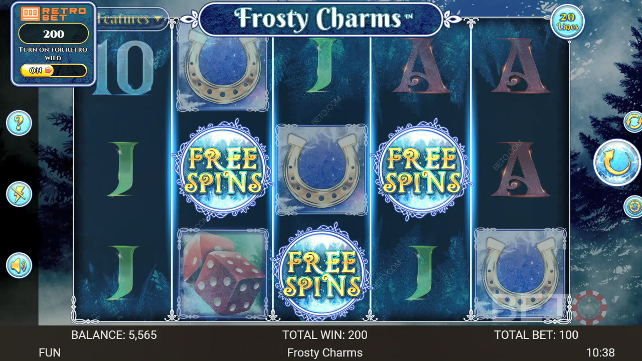Reseña de Frosty Charms por BETO Slots