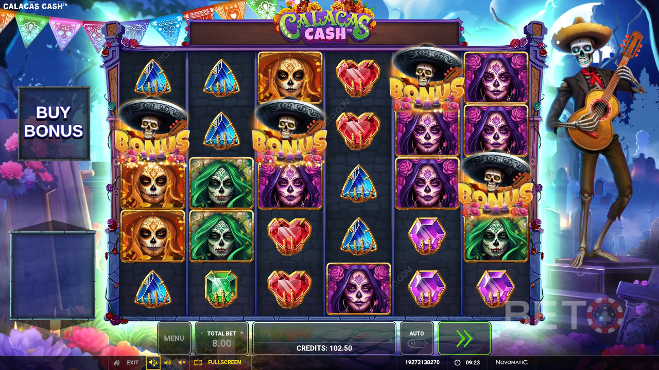Revisión de Calacas Cash por BETO Slots
