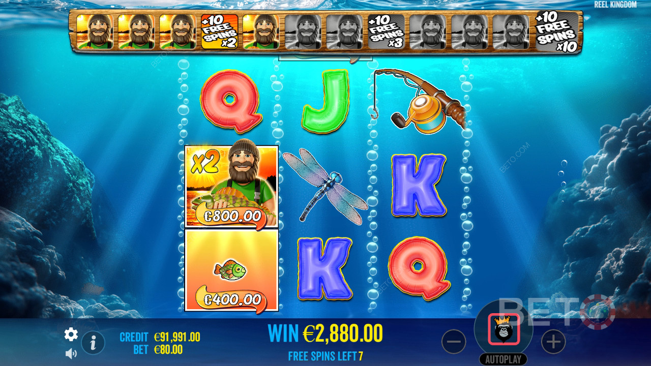 Funciones de bonificación explicadas en Big Bass Bonanza 3 Reeler by Reel Kingdom
