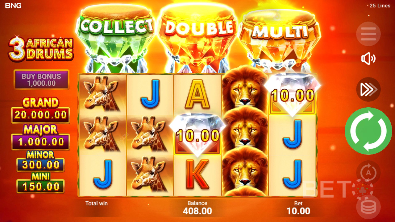 3 African Drums Juego Gratis