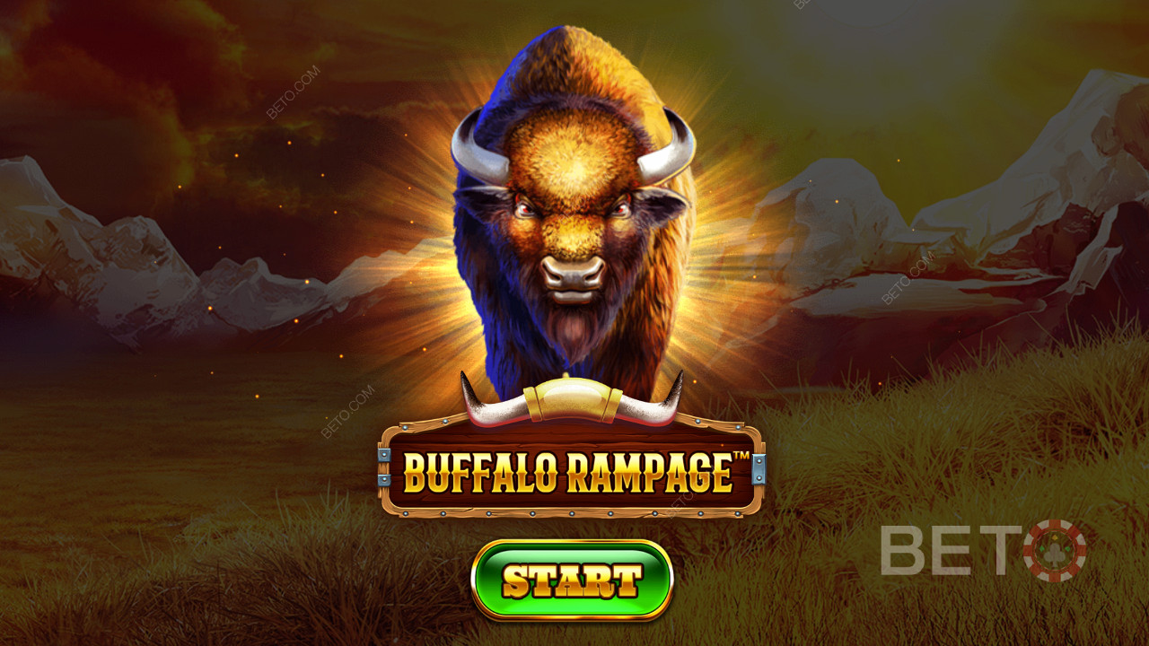 Recorre la inmensa naturaleza entre elegantes bestias en la tragaperras Buffalo Rampage