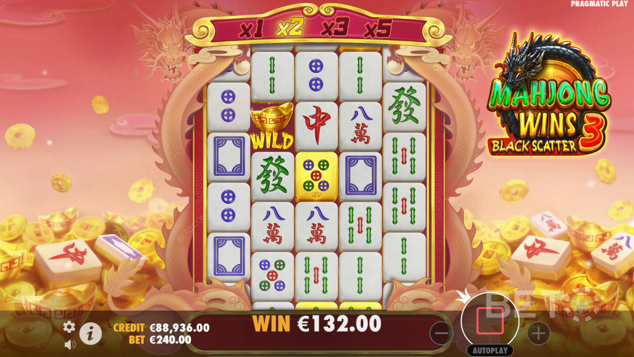 Mahjong Wins 3 - Scatter negro - Sí o no