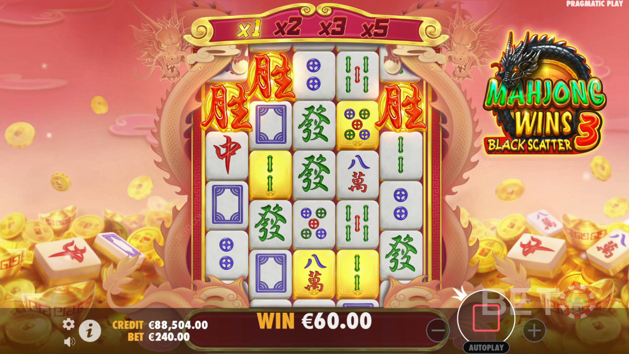 Mahjong Wins 3 - Black Scatter Reseña de BETO Slots