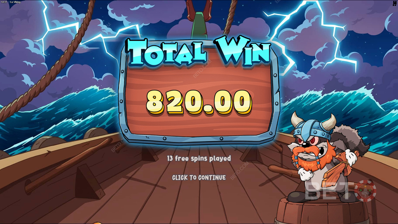 ¡Gana 10.000 veces tu apuesta en la tragaperras online Le Viking!