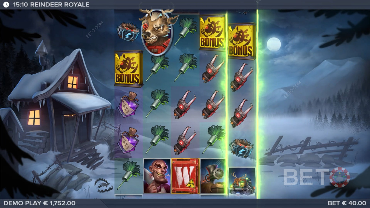 Reseña de Reindeer Royale de BETO Slots