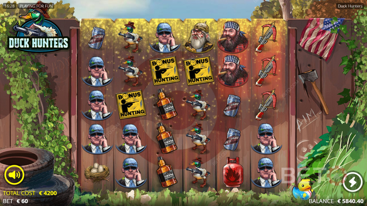 Reseña de Duck Hunters de BETO Slots