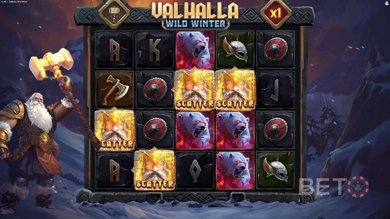 Valhalla Wild Winter Reseña de BETO Slots
