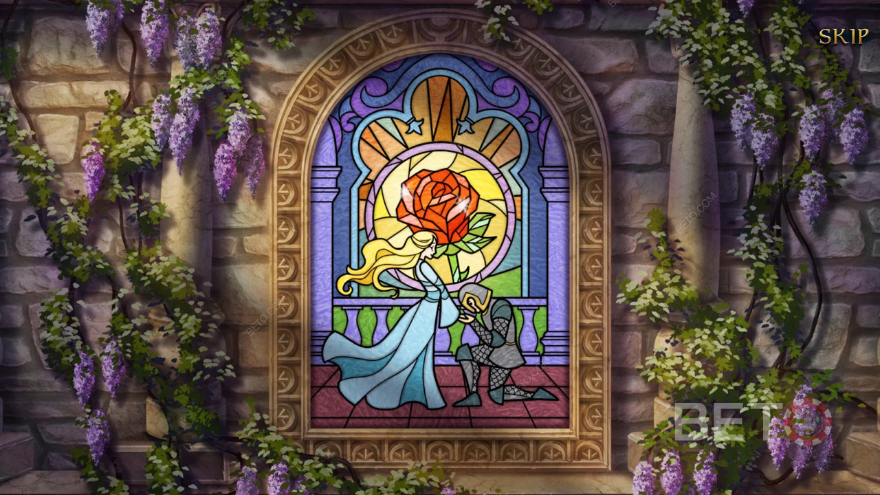 Ayuda a Sir Lancelot a recoger las 15 rosas de cristal y a ganar el amor de la princesa Elaine
