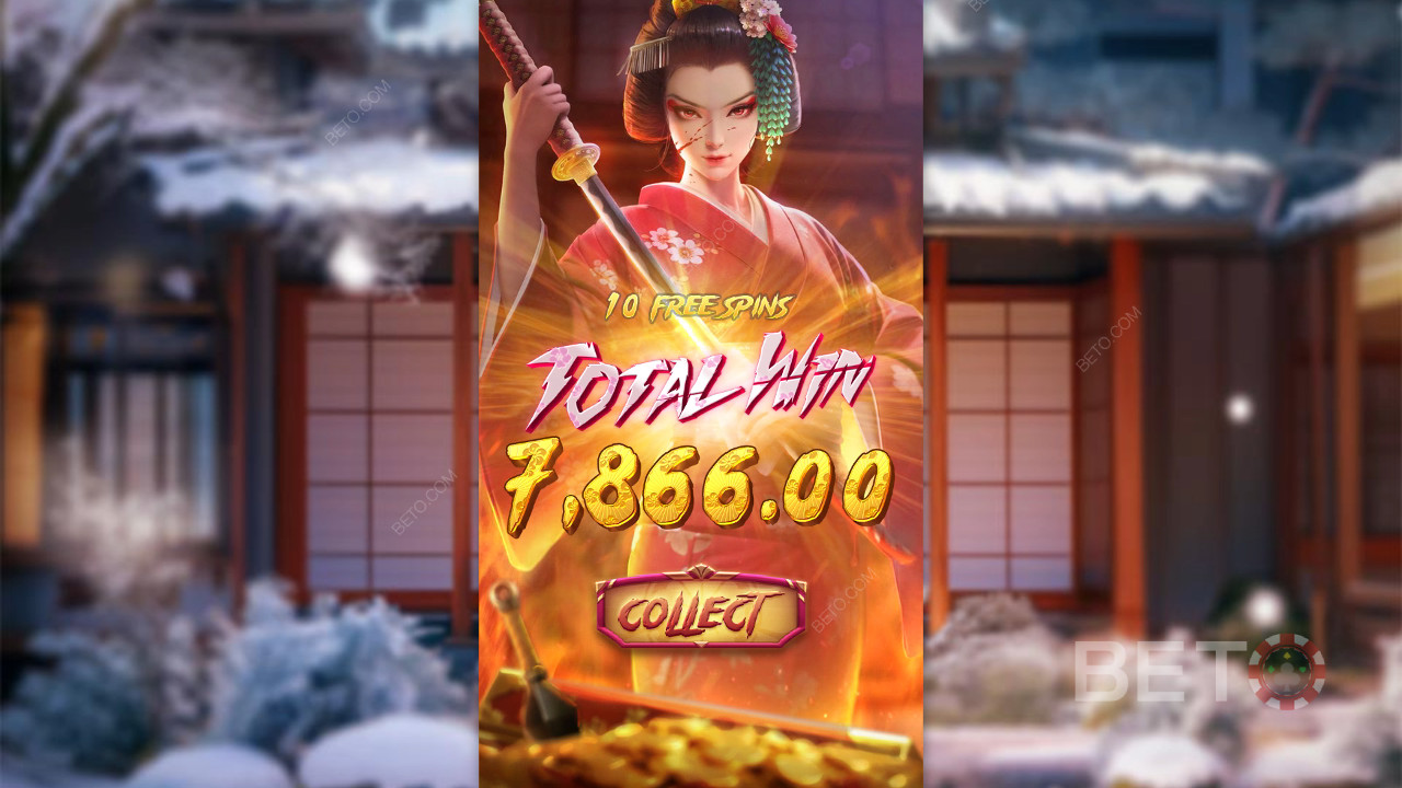¡Gana 5.000 veces tu apuesta en la tragaperras online Geisha