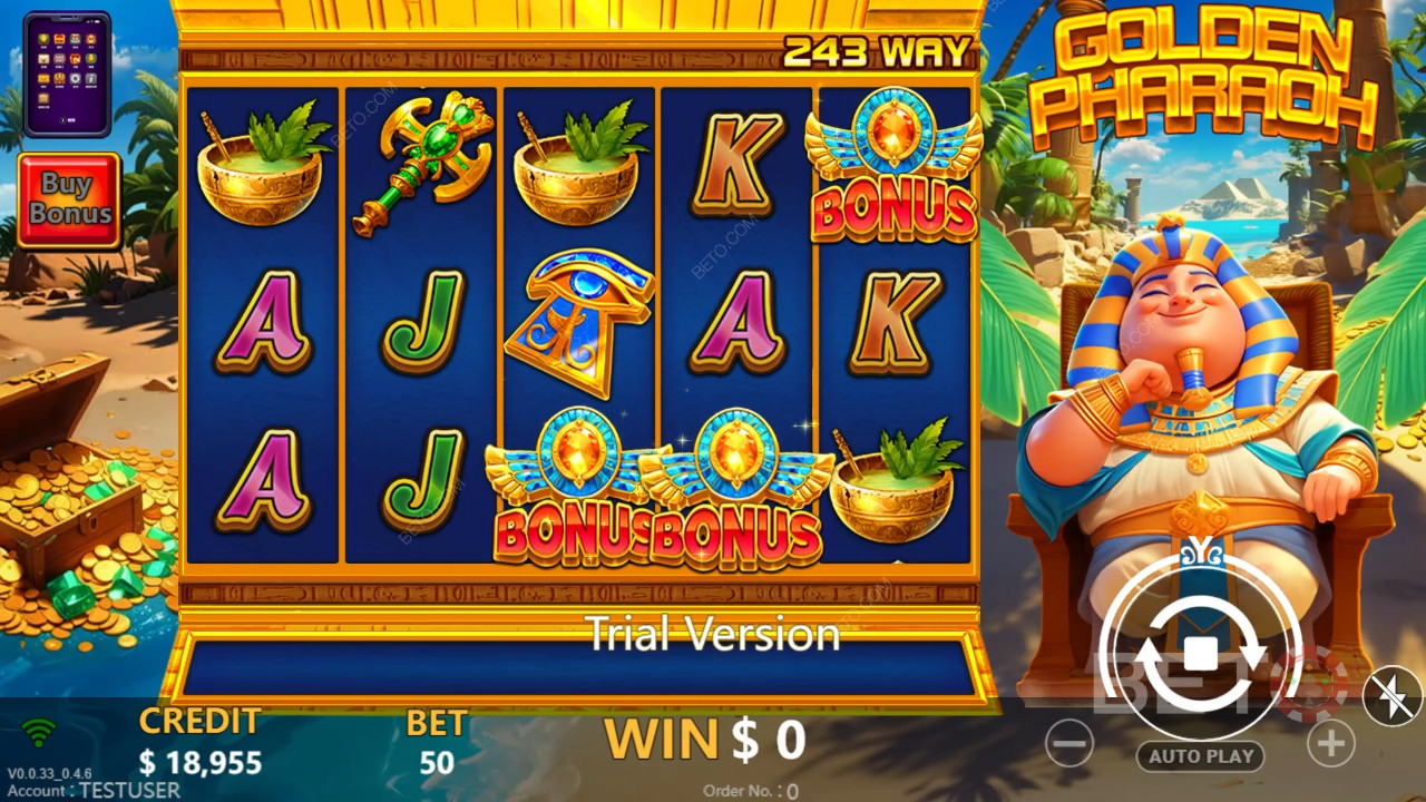 Golden Pharaoh Juego Gratis
