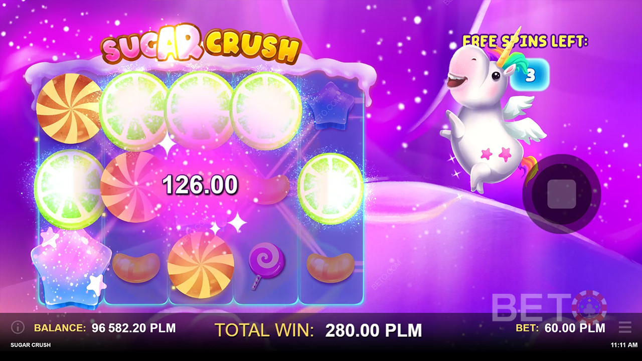 Revisión de Sugar Crush por BETO Slots