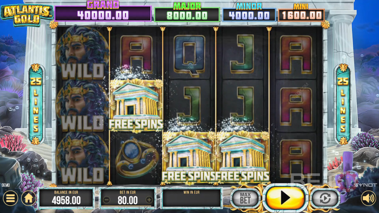 Atlantis Gold (SYNOT) Juego Gratis