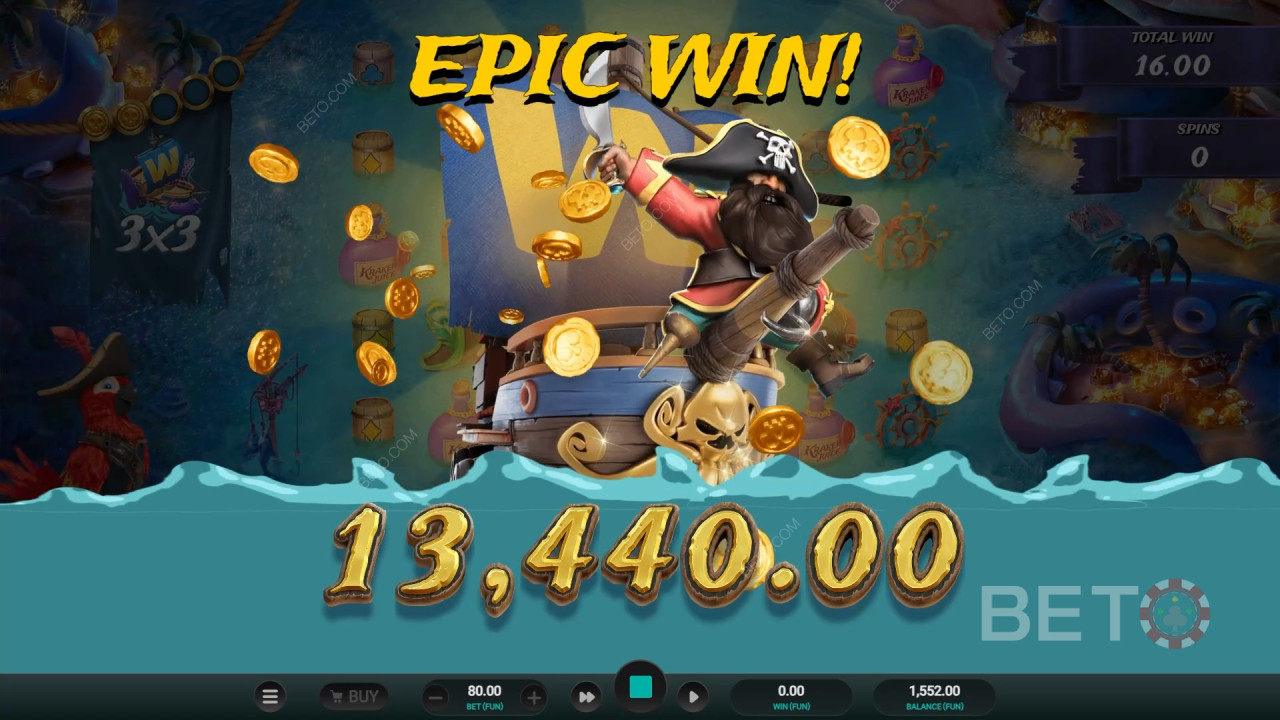 ¡Gana 10.000x Tu apuesta en la Video Tragaperras Kraken