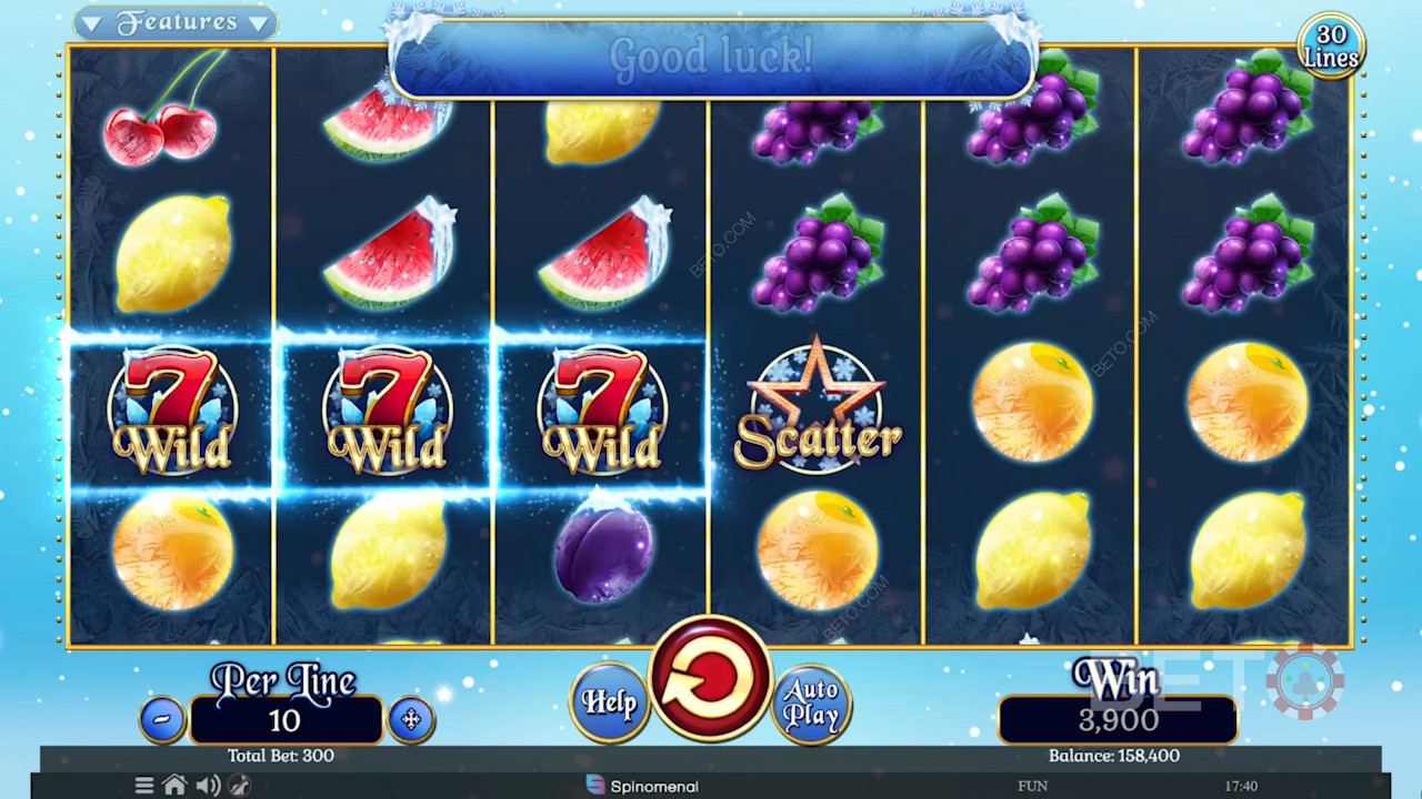 Fruits On Ice Collection 30 Lines Juego Gratis