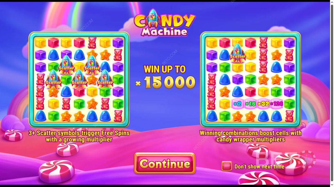 Explicación de las bonificaciones en Candy Machine de Barbara Bang