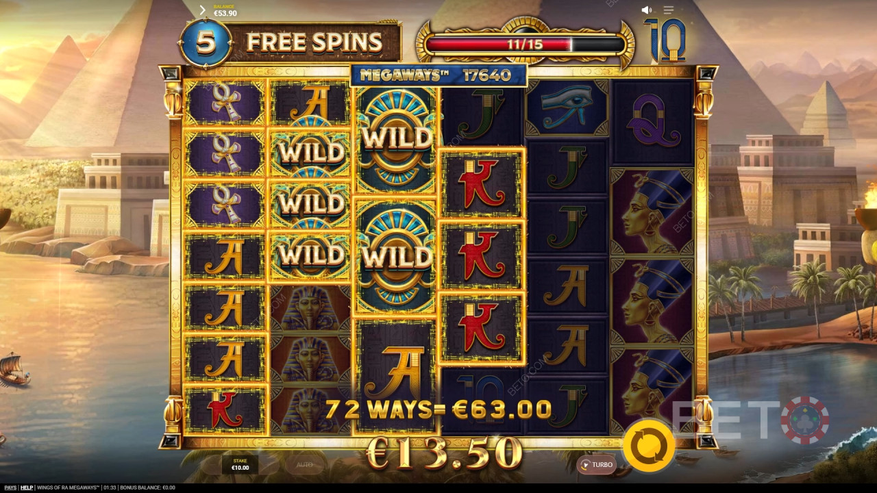 Wings of Ra Megaways Reseña de BETO Slots