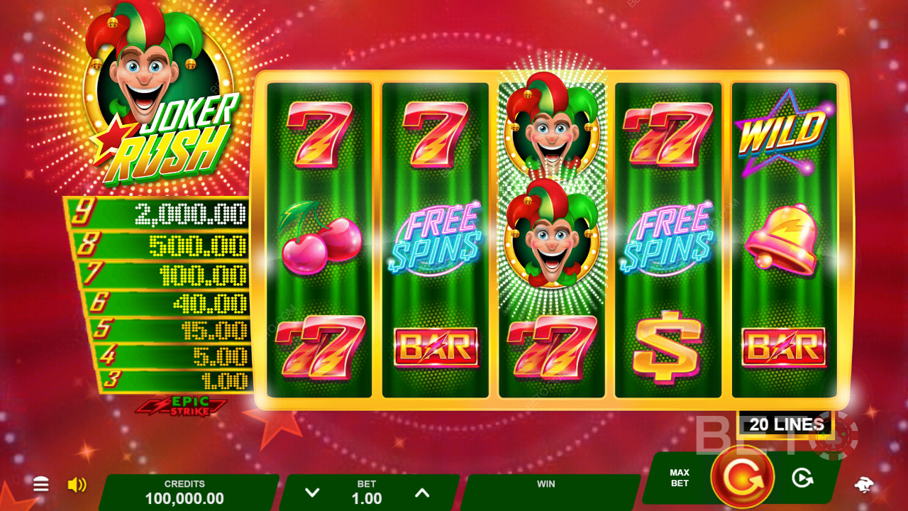 Joker Rush Juego Gratis