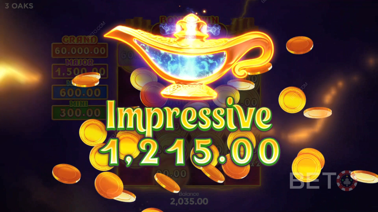 ¡Gana 2.000 veces tu apuesta en la Tragaperras Coin Lamp!