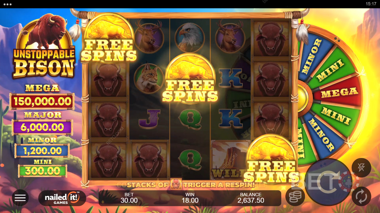 Unstoppable Bison Juego Gratis