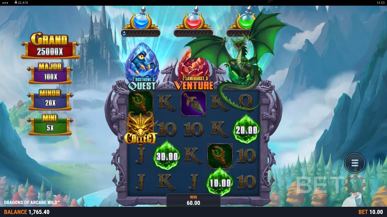 Revisión de Dragons of Arcane Wild por BETO Slots