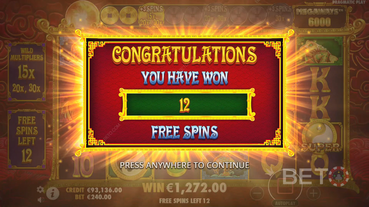 ¡Gana 8.000x tu apuesta en la tragaperras online 5 Lions Megaways 2!