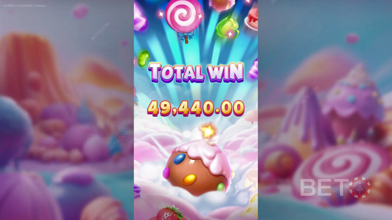 ¡Gana 25.000x Tu apuesta en la Tragaperras Pop Pop Candy 1000 Online!