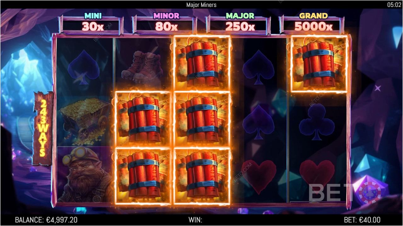 Revisión de Major Miners por BETO Slots