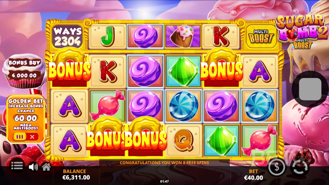 Revisión de Sugar Bomb 2 MultiBoost de BETO Slots
