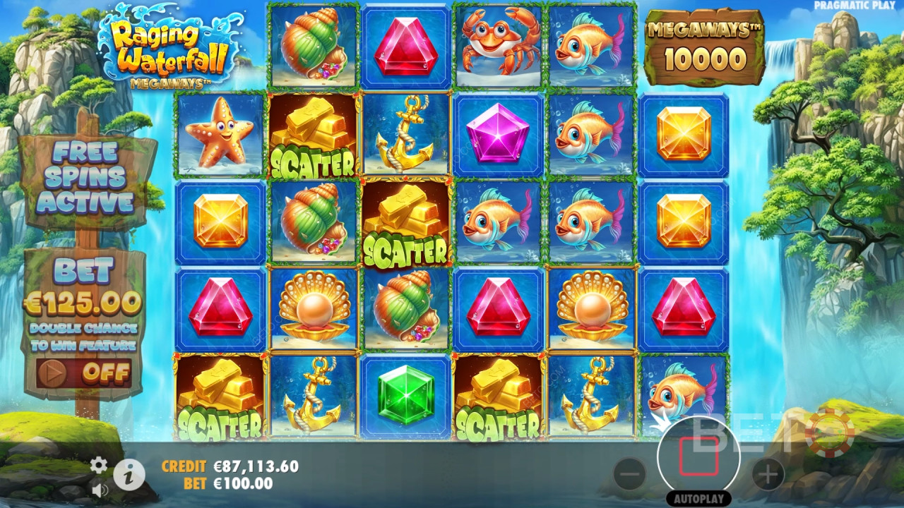 Raging Waterfall Megaways Juego Gratis