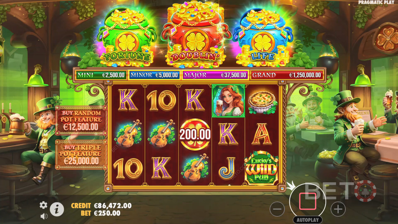Lucky’s Wild Pub Juego Gratis