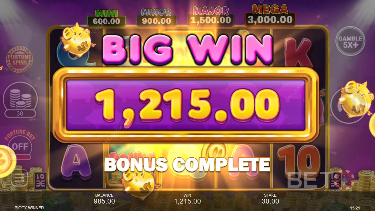 ¡Gana 8.333x tu apuesta en la tragaperras Piggy Winner!