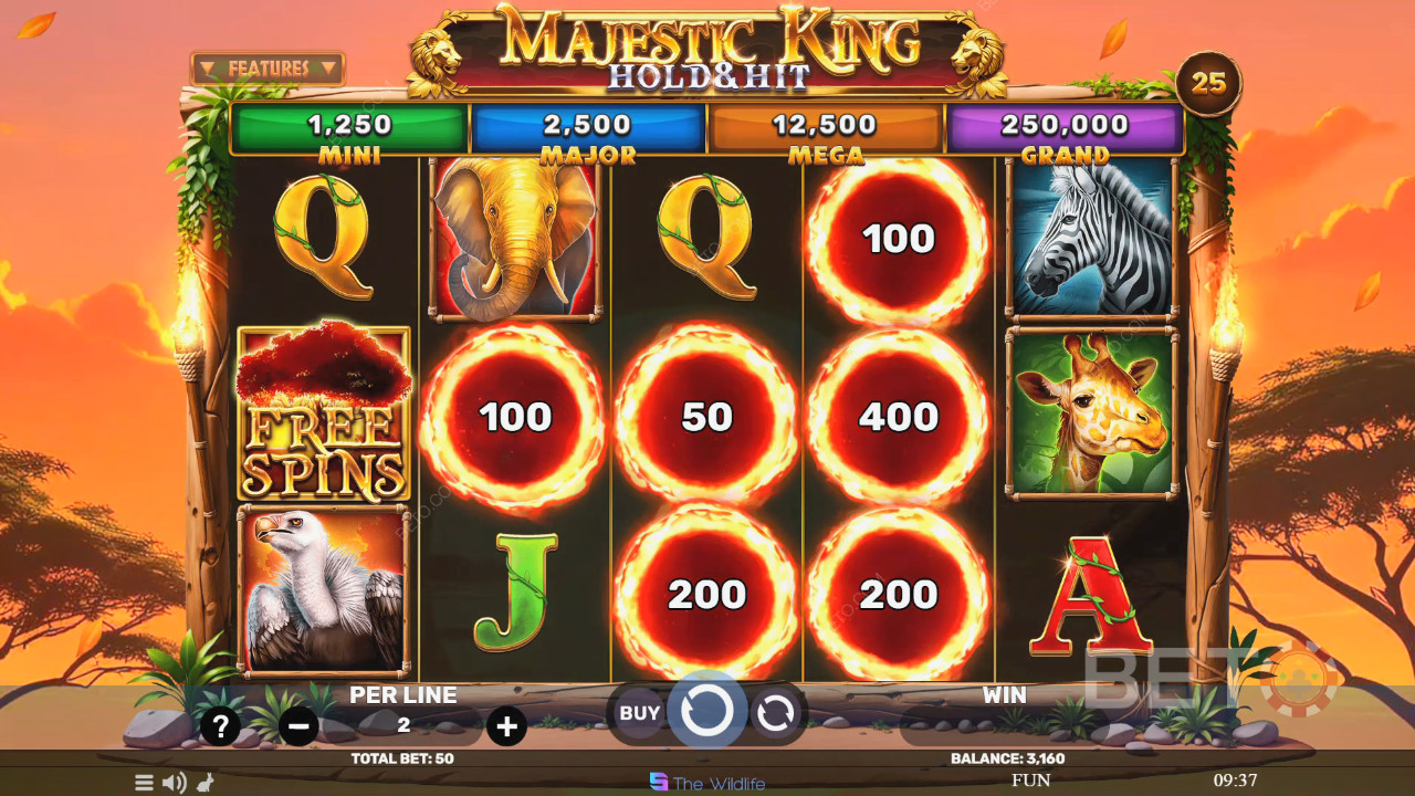 Majestic King - Hold & Hit Juego Gratis