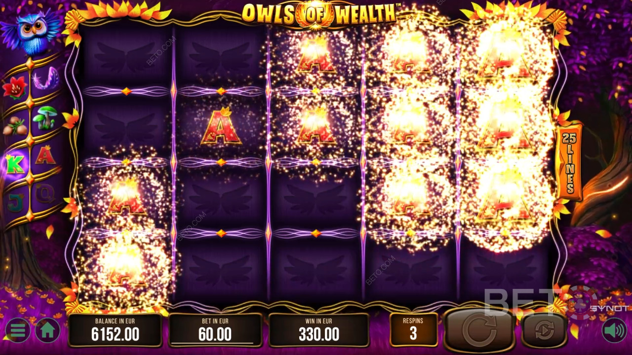 Revisión de Owls of Wealth por BETO Slots
