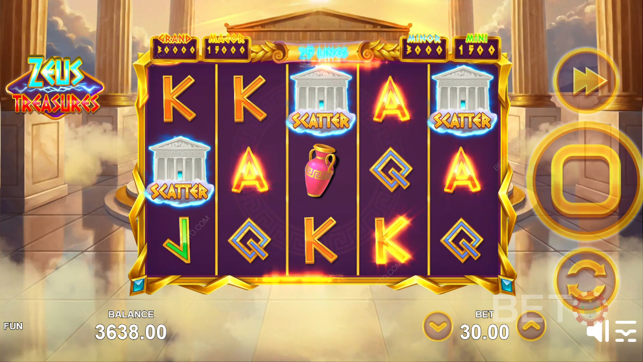 Zeus Treasures Juego Gratis