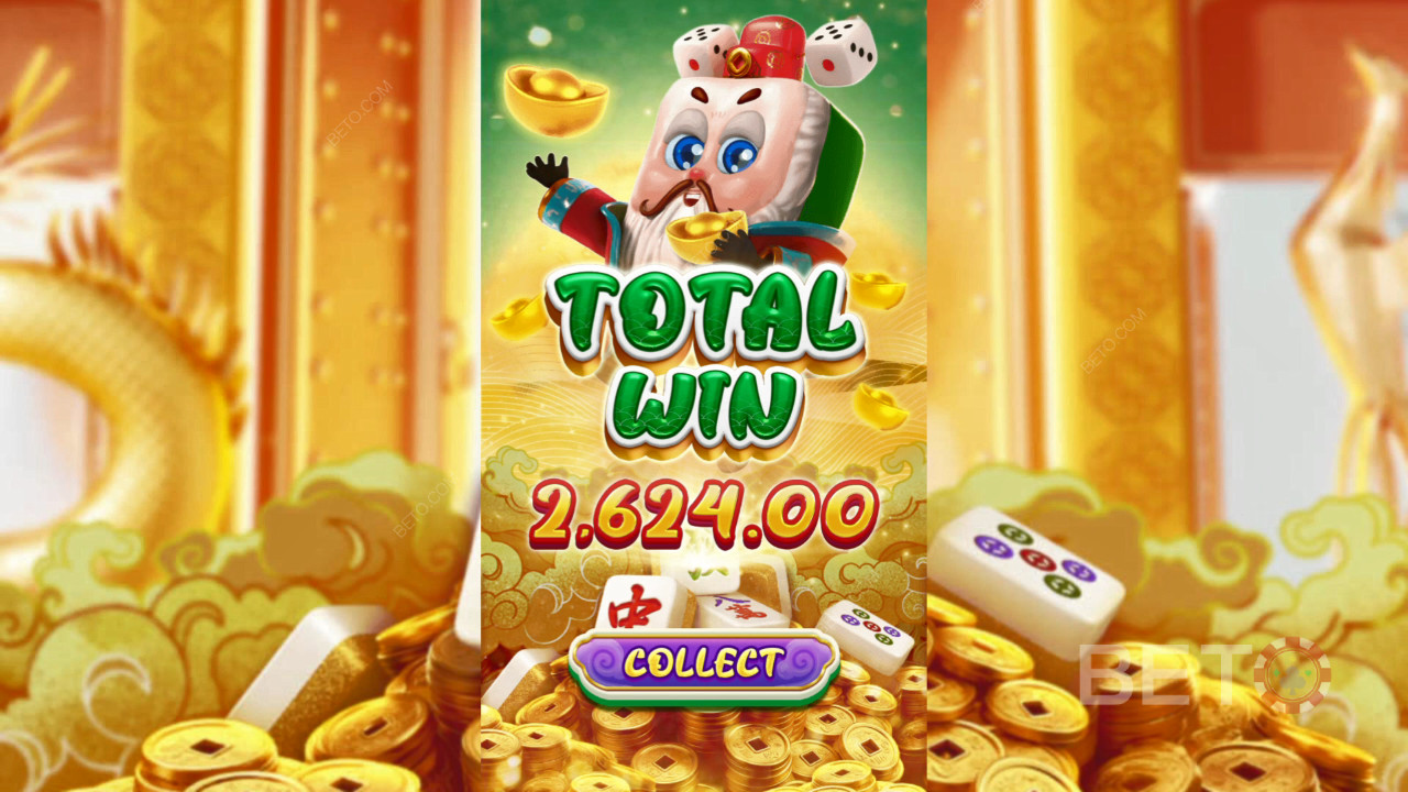 ¡Gana 8.000 veces tu apuesta en la tragaperras Mahjong Riches!