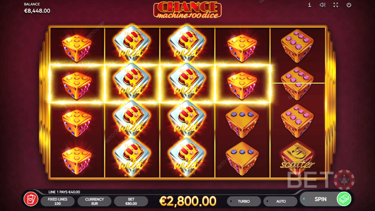 Chance Machine 100 Dice Juego Gratis