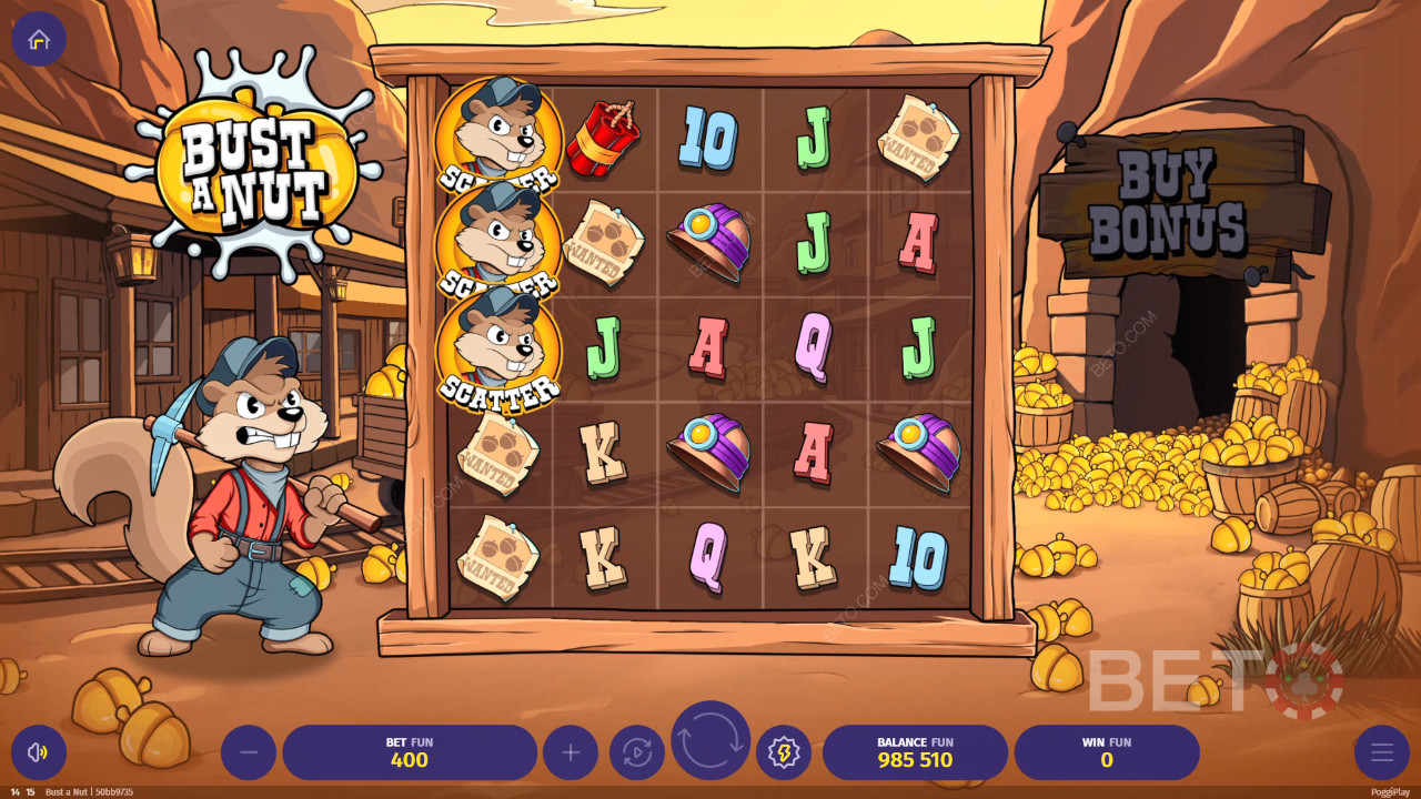 Revisión de Bust a Nut por BETO Slots