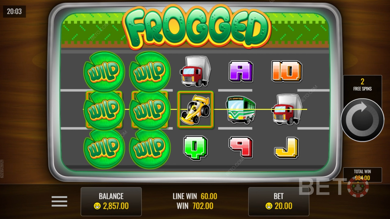 Frogged Reseña de BETO Slots